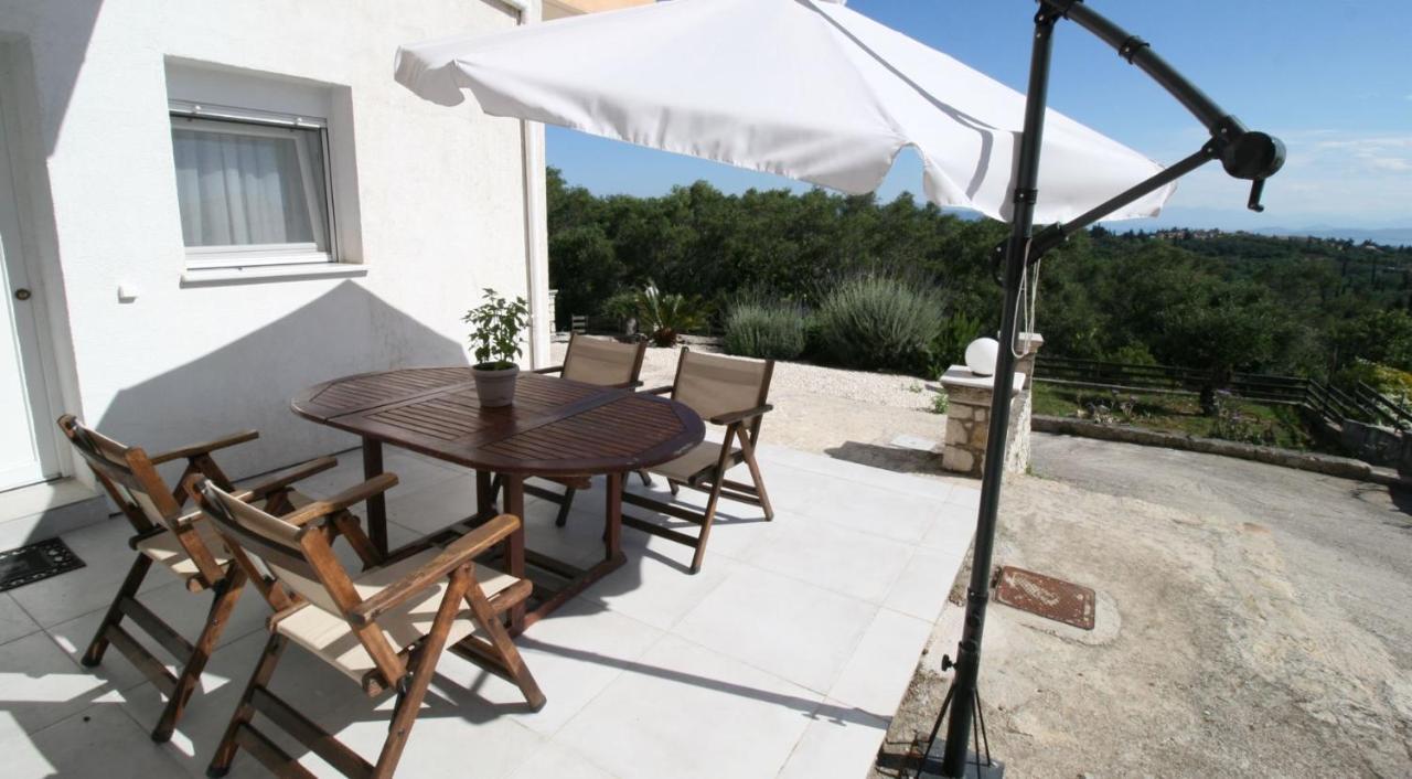 Corfu Luxury Apartment, Tranquility, Mountain & Sea Views Agios Gordios  Exterior photo